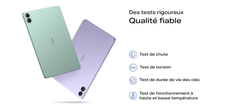 Écran 11 pouces Infinix Xpad 20 couleur Violet haute résolution