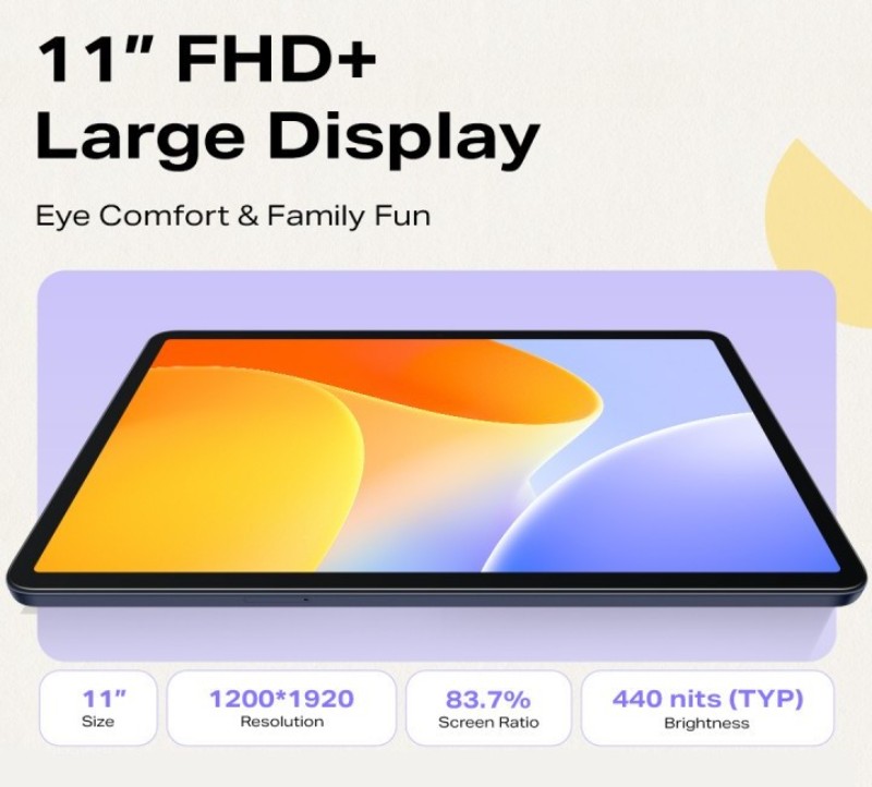 tablette infinix 11 pouces ips lcd full hd android