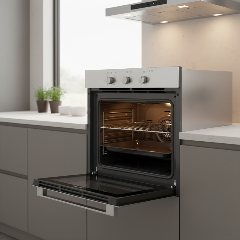 Four Encastrable BRANDT BOE6707TX design inox 60L multifonction