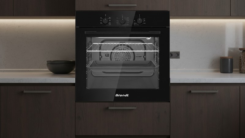 four encastrable BRANDT noir multifonction 60 litres cuisine