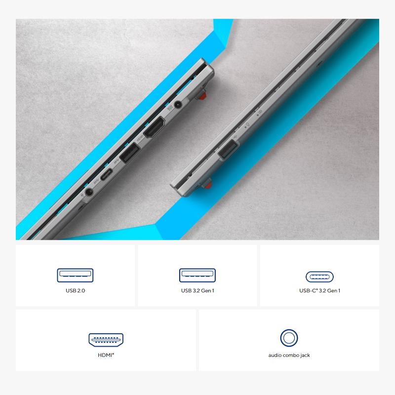 ASUS Vivobook Go 15 Ryzen 5 16Go RAM vue connectique moderne