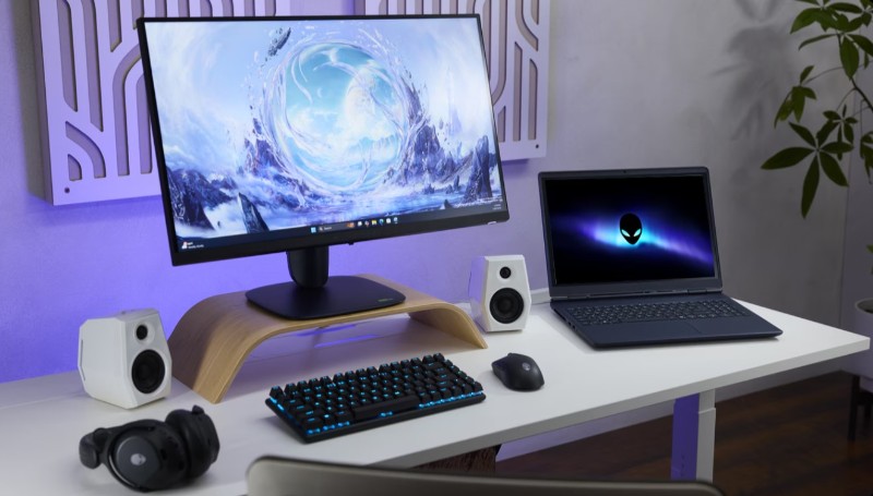 DELL Alienware 16 Aurora vue avant bleu