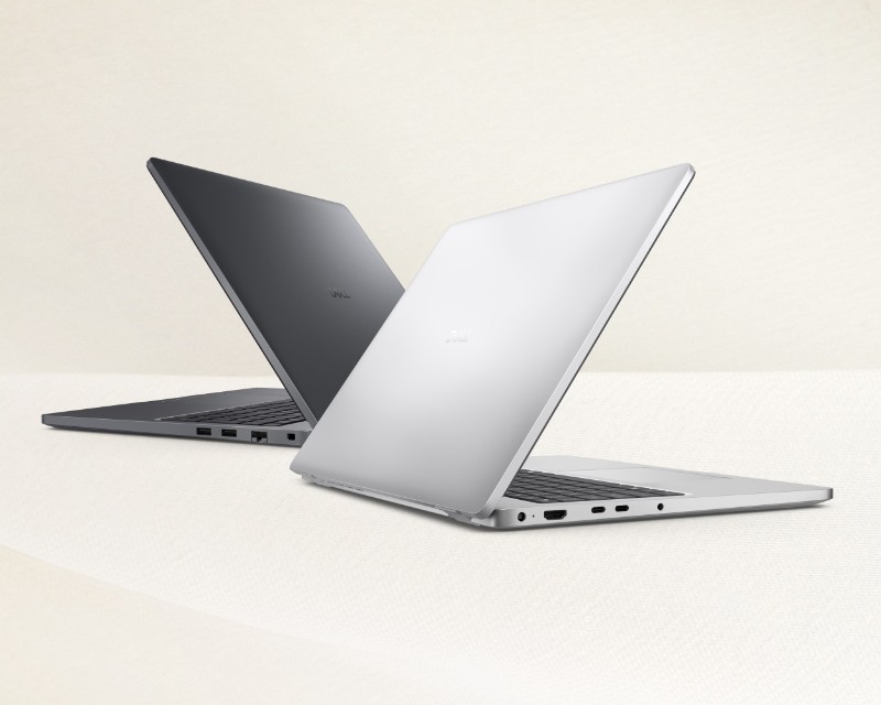 Pc portable bureautique Dell gris multitâche et rapide