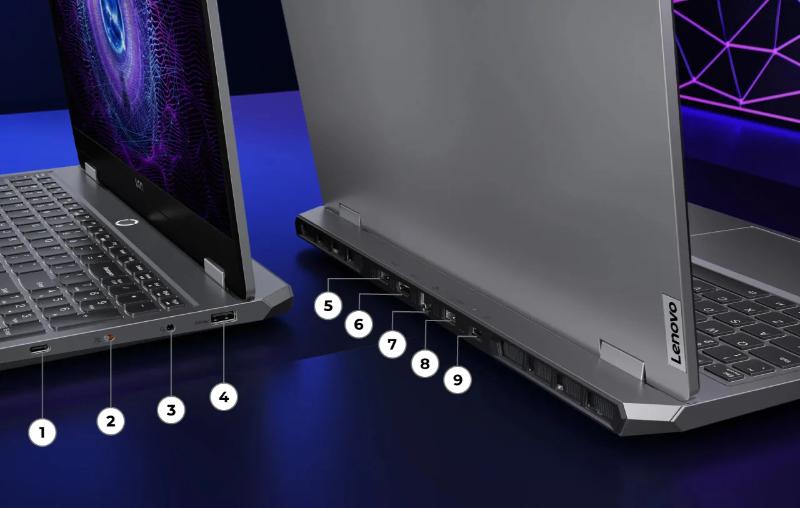 ordinateur portable gaming Lenovo RTX 3050 16Go RAM SSD rapide