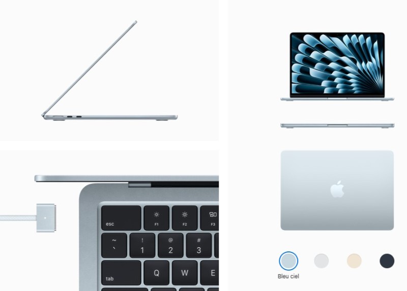 MacBook Air ultraléger 13 pouces portable Apple performant