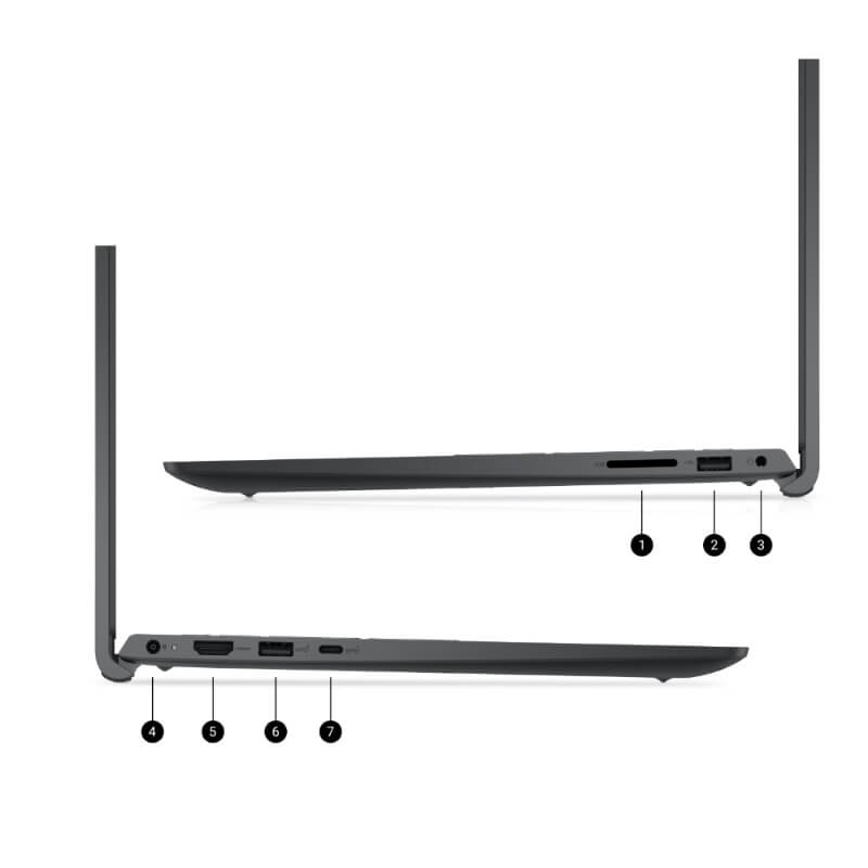 Pc Dell Pro 15 Essential ports USB HDMI et audio