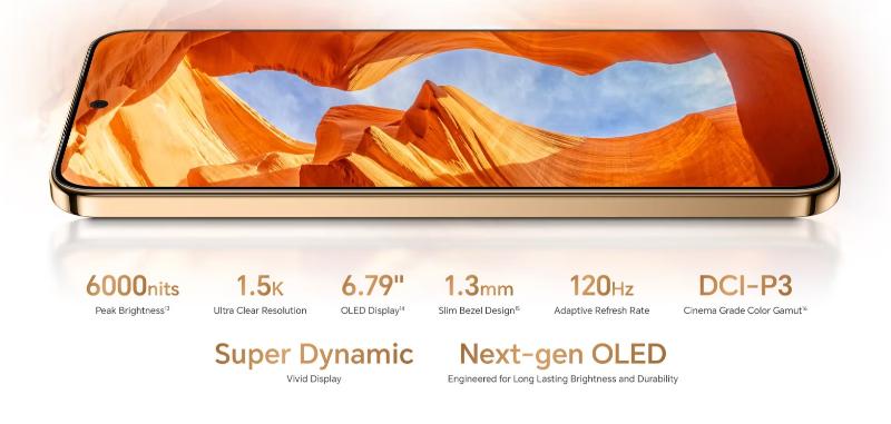 Écran AMOLED 6,79 pouces Honor X9d affichage fluide