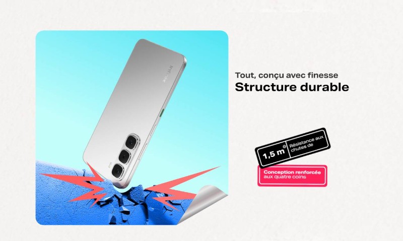 Smartphone Infinix HOT 60i caméra 50MP photos nettes