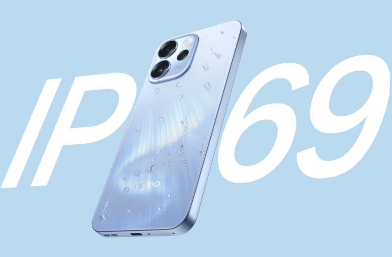 OPPO Reno 15F résistance eau et poussière IP69