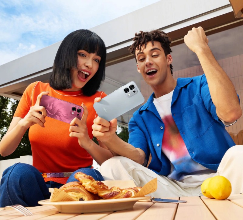 OPPO A6 PRO smartphone 8Go 256Go Bleu vue avant