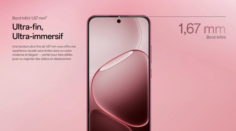 Smartphone OPPO A6 PRO écran AMOLED et design élégant