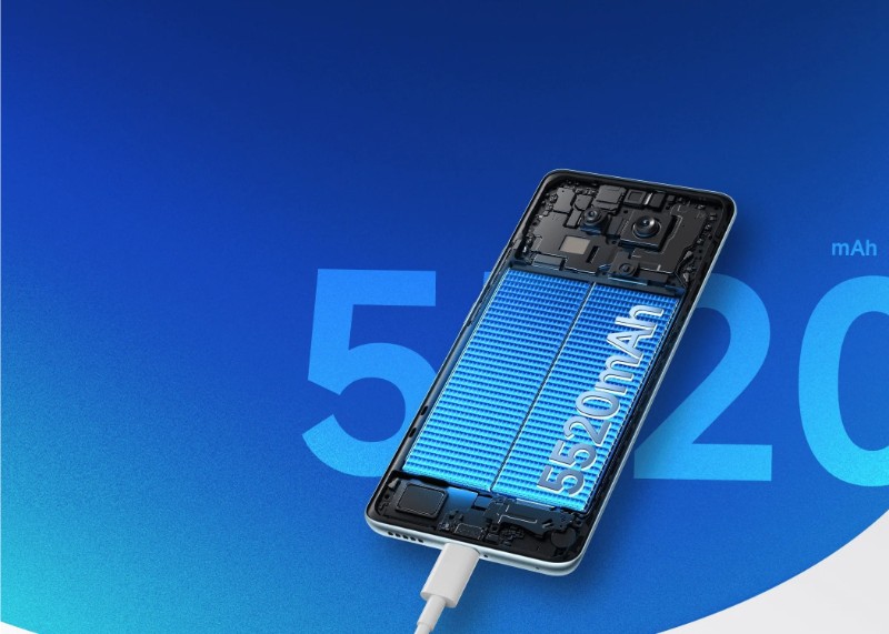 Xiaomi Redmi Note 15 5G batterie 5520 mAh longue autonomie