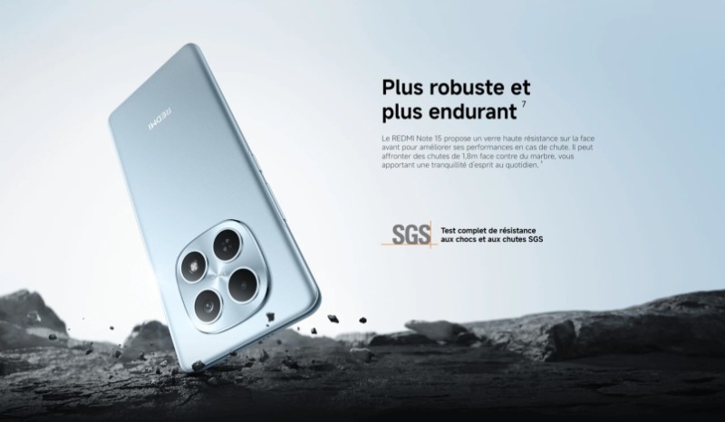 Smartphone Xiaomi 5G Violet Lavande sécurité empreinte digitale