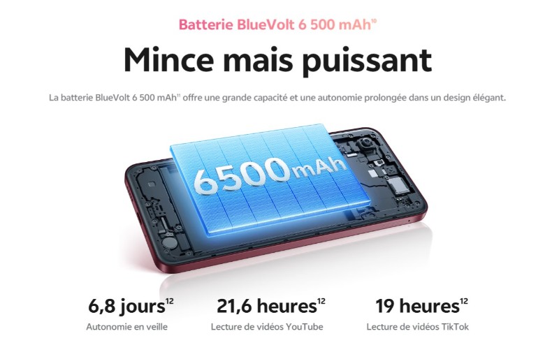 Performance du VIVO Y21D Tunisie avec batterie 6500 mAh