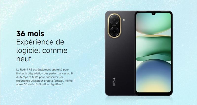 Xiaomi Redmi A5 4G Tunisie caméra 32 MP