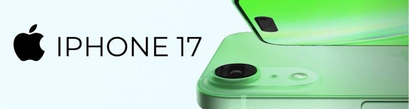 iPhone 17 caméra double 48MP pour photos et vidéos de qualité