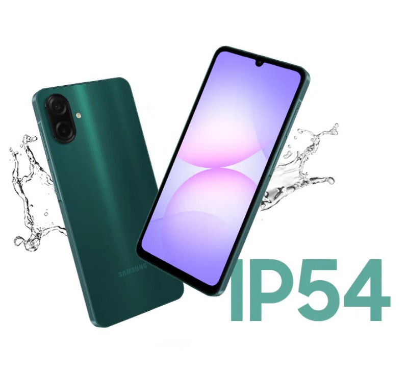 Écran 6.7 pouces Samsung Galaxy A07 smartphone lumineux
